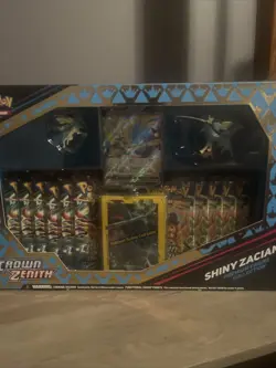Pokemon Crown Zenith Shiny Zacian Premium Figure Collection Sealed Box 820650851636 - Image 1
