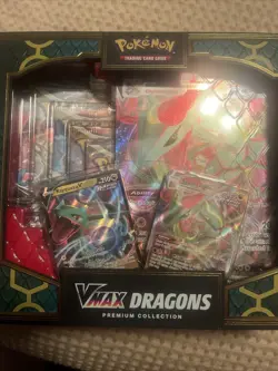 Pokemon TCG VMAX Dragons Premium Collection Box Rayquaza & Duraludon ~ Sealed - Image 1