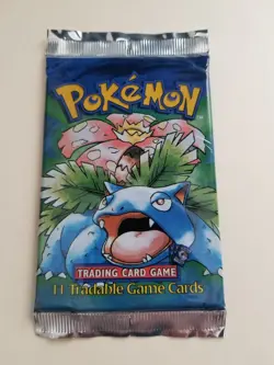 Pokemon Base Set Shadowless Booster Pack New Factory Sealed 1999 WOTC - Image 2