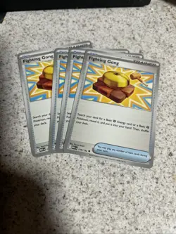 4X Mega Evolution English: Fighting Gong - #116/132 NM PLAYSET - Image 1