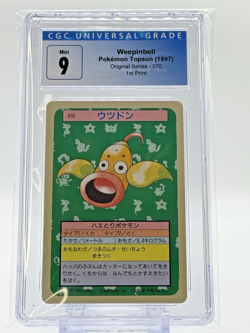1997 Pokemon Topsun WEEPINBELL #070 Original Series 1ST PRINT Blue Back CGC 9 🔥 - Image 1