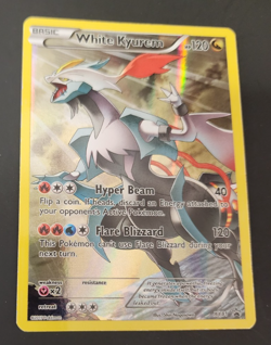 Pokemon TCG White Kyurem XY81 Promo Full Art Holo Foil Moderately Played MP x1 - Image 2