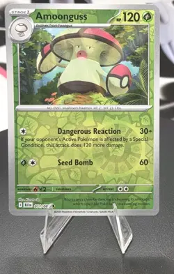 Amoonguss 011/086 Sv: Black Bolt Reverse Holo - Pokemon - NM/M - FREE SHIP - Image 1