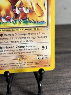Pokemon TCG Piloswine Neo Revelation 36/64 Regular Unlimited Uncommon-MP!! - Image 5