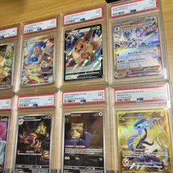 Pokemon TCG Lot of 10 PSA Graded Slabs -Various Sets - Eevee Brute Bonnet Arceus - Image 3