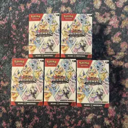 Pokemon TCG Scarlet & Violet Prismatic Evolutions Booster Bundle New *Lot Of 5 - Image 1