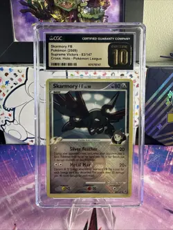 Pokemon 2009 Pristine 10 SKARMORY FB Cross-Hatch League 83/147 Supreme Victors - Image 1