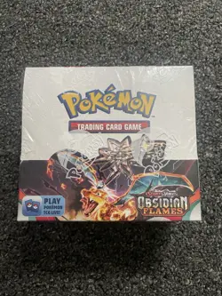 POKEMON TCG - 36 PACK BOOSTER BOX - OBSIDIAN FLAMES - FACTORY SEALED - ENGLISH - Image 1