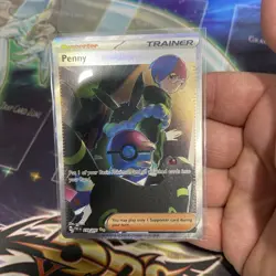 Pokemon TCG Penny 239/091 Paldean Fates Special Illustration Rare NM - Image 1