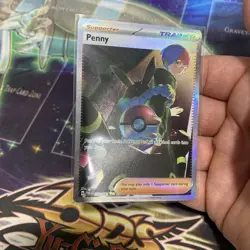 Pokemon TCG Penny 239/091 Paldean Fates Special Illustration Rare NM - Image 5