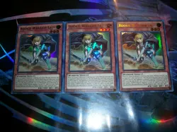 3x Rookie Warrior Lady 1st Edition Ultra Rare GFP2-EN043 Yu-Gi-Oh! - Image 1