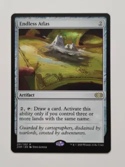 MTG Magic the Gathering card Endless Atlas Double Masters NM ENG - Image 1