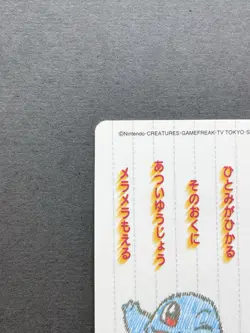 [NM] Pokemon Card Squirtle Japanese Sealdass Stitch Touch - Image 3