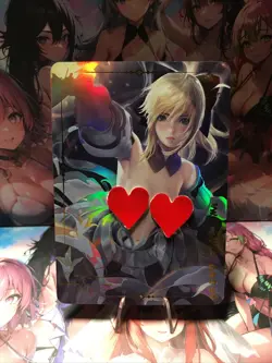 Artoria Fate/Grand Order Waifu Card Goddess Story CCG Anime Hentai Waifu Card - Image 1