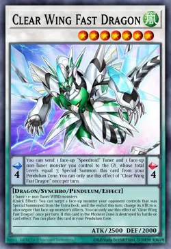 Clear Wing Fast Dragon - DUDE-EN011 Ultra Rare | Yu-Gi-Oh! Card - Image 1