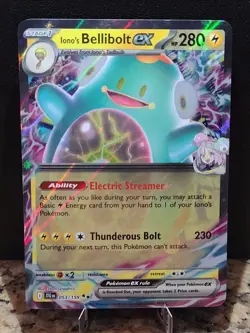 Bellibolt ex 053/159 & Zacian ex 111/053 Journey Together Holo Pokemon Cards - Image 3