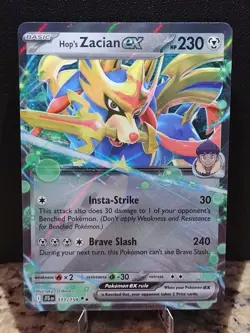 Bellibolt ex 053/159 & Zacian ex 111/053 Journey Together Holo Pokemon Cards - Image 5