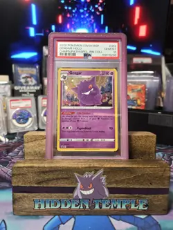 2020 Pokemon Gengar Holo Card Champions Path PSA 10 Graded Gem Mint Swsh052 - Image 1