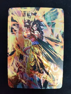 SS4 Son Goku - Dragon Ball Super Laser Engraved Card - Image 1