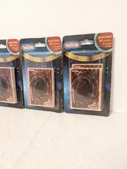 ( LOT OF 4 ) YU-GI-OH! Shonen Jump SEALED MYSTERY Packs 20 cards + 1 Rare Card - Image 3