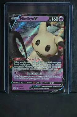 Mimikyu V 068/172 Brilliant Stars 2022 Ultra Rare Holofoil Pokemon TCG Card - NM - Image 4