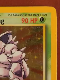 Unlimited Nidoran Male, Nidorino, and Holographic Nidoking Pokemon Cards 1999 - Image 4