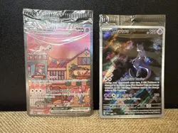 Pokemon TCG 151 Promo Mewtwo V 310 & Mew V 180 Sealed Cards Pack - Image 1