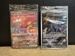 Pokemon TCG 151 Promo Mewtwo V 310 & Mew V 180 Sealed Cards Pack - Image 2