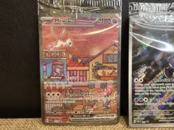 Pokemon TCG 151 Promo Mewtwo V 310 & Mew V 180 Sealed Cards Pack - Image 5