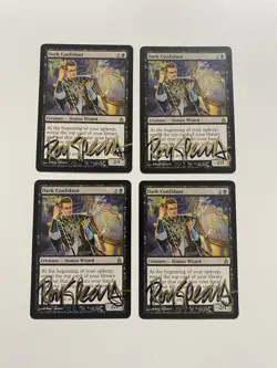 4x Dark Confidant Ravnica Regular Shadow Signed By The Artist - Image 1