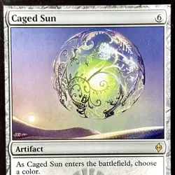 Caged Sun - Reg - MTG - New Phyrexia - 132/175 - RARE ~ LP - Image 1