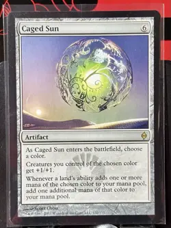 Caged Sun - Reg - MTG - New Phyrexia - 132/175 - RARE ~ LP - Image 2