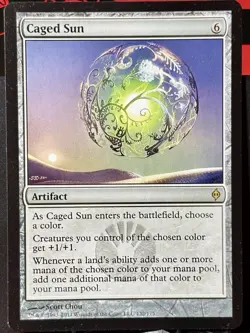 Caged Sun - Reg - MTG - New Phyrexia - 132/175 - RARE ~ LP - Image 3