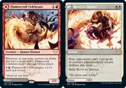 Flamescroll Celebrant // Revel in Silence - Foil NM, English MTG Strixhaven Scho - Image 1