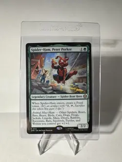 MTG Spider-Man R Spider-Ham, Peter Porker #0114 Magic The Gathering - Image 1