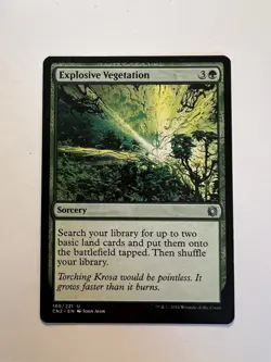 Explosive Vegetation - MTG Conspiracy: Take the Crown - NM - Image 1