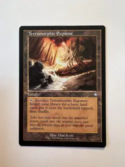 Terramorphic Expanse - RETRO FRAME - MTG The Brothers' War: Commander - NM - Image 1