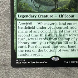 Nissa Resurgent Animist - Promo Pack Karlov Manor (PPMKM) #22 NM Non-Foil MTG - Image 4