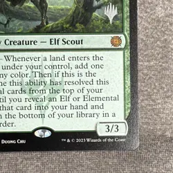 Nissa Resurgent Animist - Promo Pack Karlov Manor (PPMKM) #22 NM Non-Foil MTG - Image 5