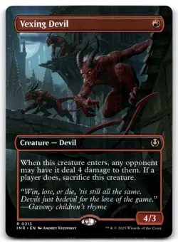 Vexing Devil (Borderless) #313 Innistrad Remastered - Image 1