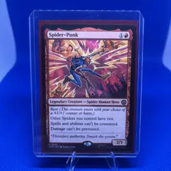 MTG Spider-Punk 0092 Regular Marvel's Spider-Man NM SPM - Image 1