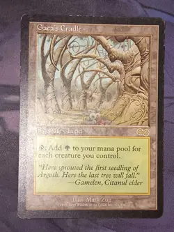 Gaea's Cradle; Urza's Saga; Lightly Played. MtG Singles - Image 1