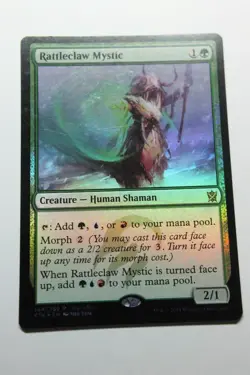 MTG Rattleclaw Mystic x1-Foil -Khans of Tarkir Promos-Lightly Played - Image 1