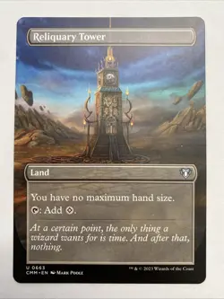 Reliquary Tower (Borderless) #663 (NM) Commander Masters CMM Magic MTG - Image 1
