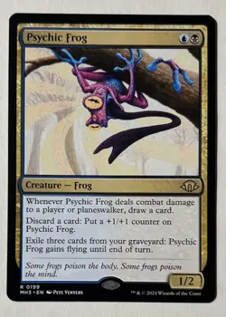 Magic The Gathering Modern Horizons 3 Psychic Frog Rare #0199 - Image 1