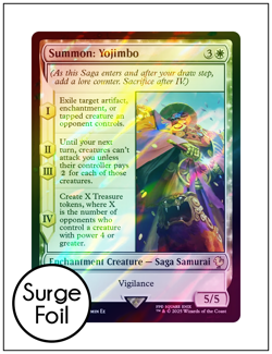 1x Summon: Yojimbo, Surge Foil, Final Fantasy, Magic MTG NM - Image 1