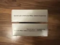 Magic the Gathering Secret Lair Hatsune Miku Sakura Superstar Set - JAPANESE - Image 1