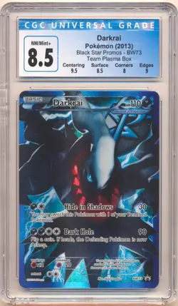 2013 POKEMON TEAM PLASMA BOX BLACK STAR PROMO DARKRAI #BW73 CGC 8.5 - Image 1