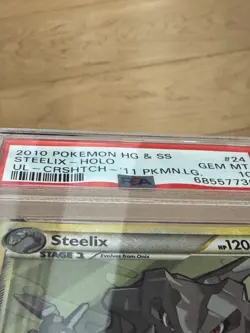 Steelix 24/95 Crosshatch Pokemon League Promo 2010 Unleashed! PSA 10 GEM MINT! - Image 3