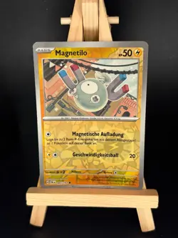 Magnetilo 065/193 Reverse Holo Pokemon Karte TCG aus Entwicklungen in Paldea - Image 1